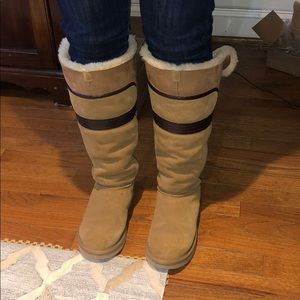 Genevieve Chestnut Ugg Bow Boots